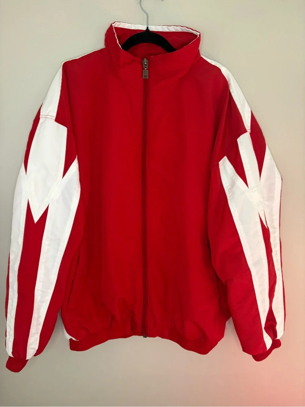 Vintage Russell Athletic Red Tracksuit Set Jacket Pants L 90s
